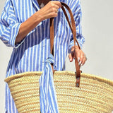 Anne™ | Klassisk stribet skjortekjole