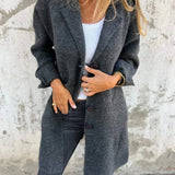 Ella Charlotte - Stilfuld minimalistisk frakke