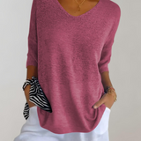 Anne™ | Luksuriøs V-Hals Strik Top
