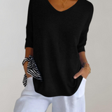 Anne™ | Luksuriøs V-Hals Strik Top
