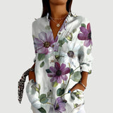 Anne™ | Bluse med farverigt design