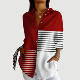 Anne™ | Bluse med farverigt design