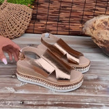 Selma - Damesandaler med platform