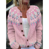 Anne™ | Let cardigan med legende print