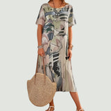 Anne™ – Let og elegant sommerkjole i midi-længde