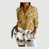 Anne™ | Bluse med farverigt design