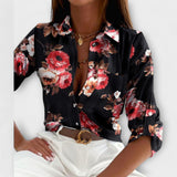 Idun - Sofistikeret geometrisk bluse